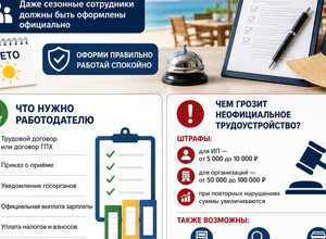Лето — время активного найма персонала.