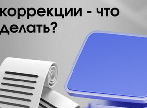 Сделали чек коррекции, но ошиблись. Что делать? 