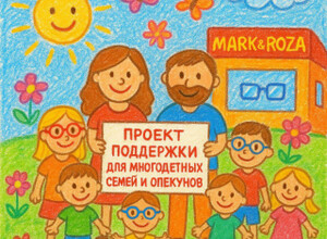 В «MARK&ROZA»  мы запускаем проект поддержки для многодетных семей и опекунов детей.