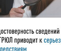 Недостоверность сведений в ЕГРЮЛ приводит к серьезным последствиям 