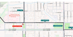 Изменение схем движения городских автобусных маршрутов №4, 17, 18, 19 в связи с дорожными работами