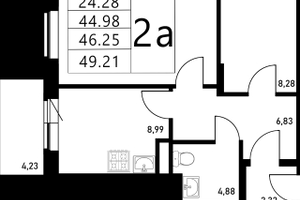 Продажа квартиры в новом жилом комплексе в г. Мариуполе