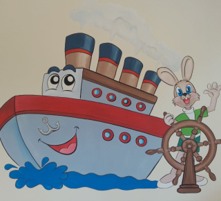 Художник Роспись стен в школах и детских садиках