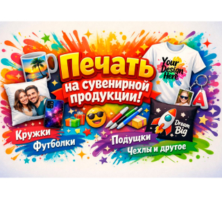 ПЕЧАТЬ НА СУВЕНИРНОЙ ПРОДУКЦИИ на пр. Металлургов