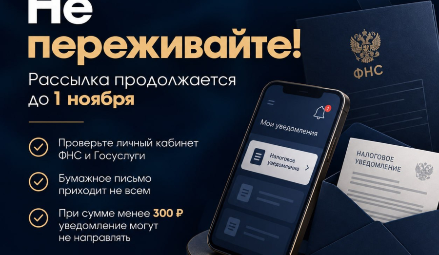 Не пришло налоговое уведомление? Не переживайте!