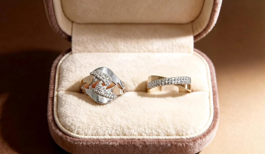 💍 💫 Блеск серебра и золота в одном кольце! 